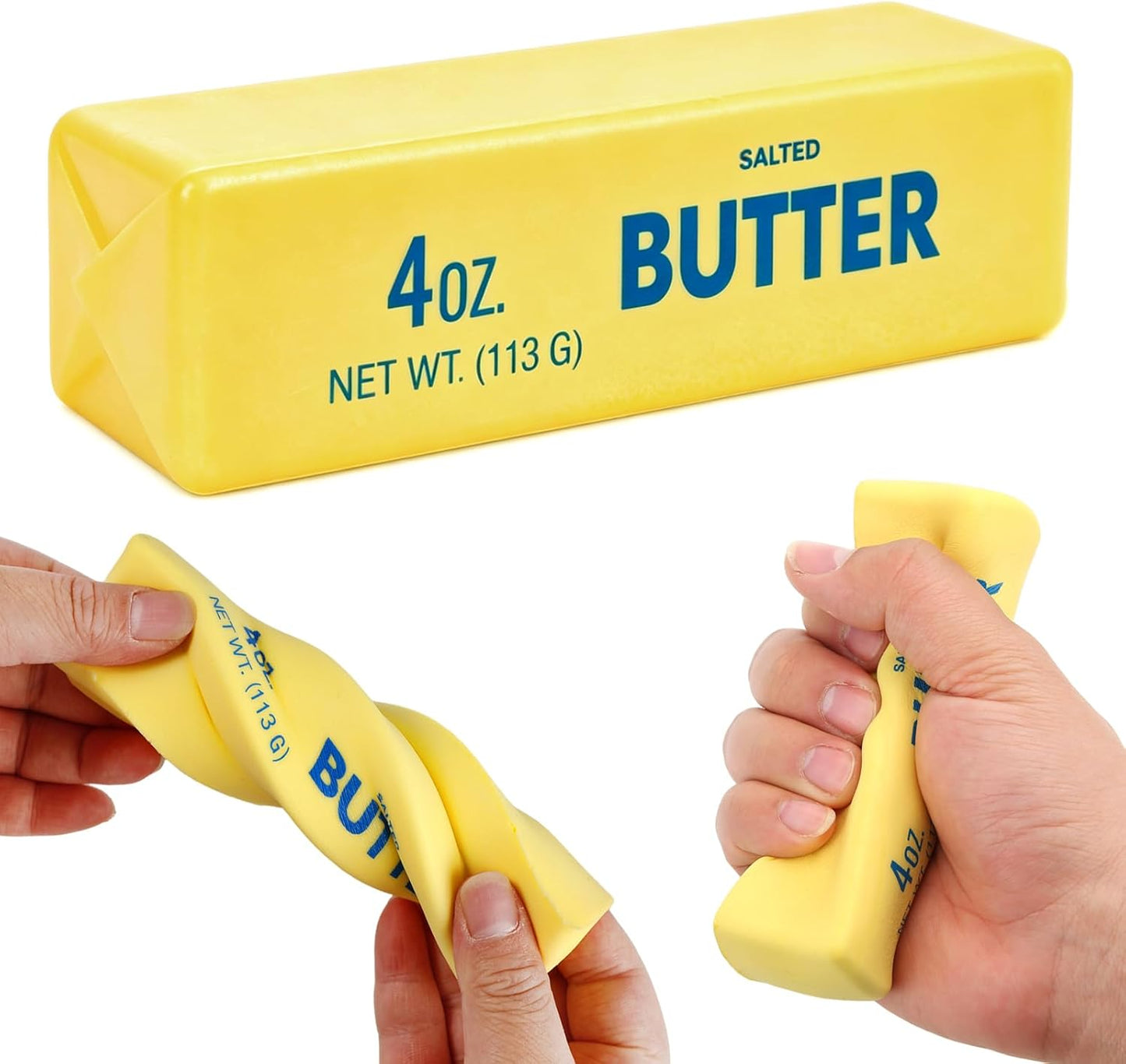 Butter Squishy- Slow Rising Fidget Toys, Novelty Stress Relief Butter Squeeze Toy for Adults & Kids, Party Favors Gift Sensory Toy (1 PC)