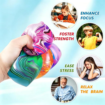 1 Pack Fidget Toys Squishy Stress Cube, Stress Balls for Kids Adults Squishies Stress Relief, Sugar Sensory Toys for Kids with Autism, Fidgets for Classroom Prize Toys